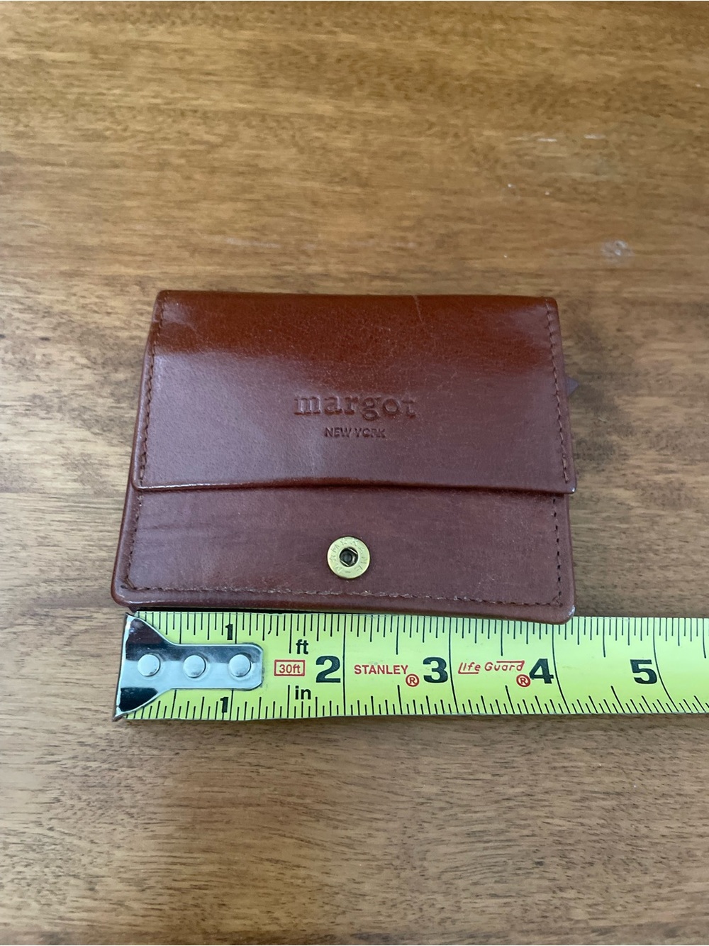 Margot Brown Leather Card Wallet